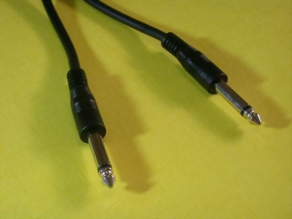 6.3MM MONO PLUG-6.3MM MONO PLUG