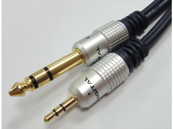 6.3mm Stereo Plug - 3.5mm Stereo Plug