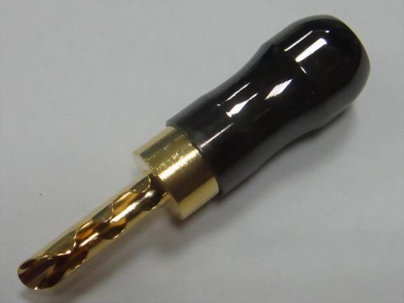 Banana Plug or Jack Tin Plated Nickel Handle for 8mm Cable