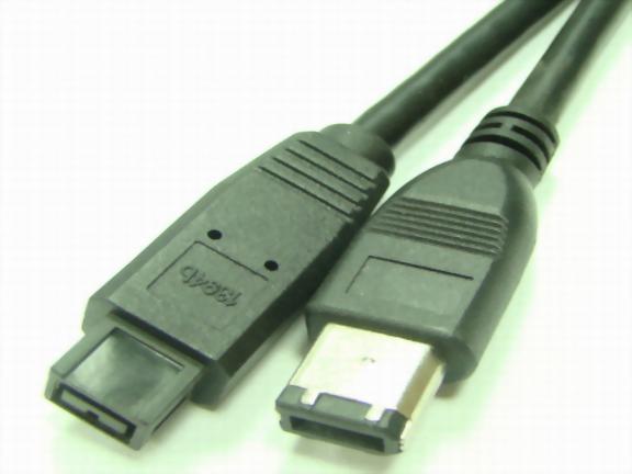 IEEE 1394b 9P male to 6P male FireWire 800 - FireWire 600 cable