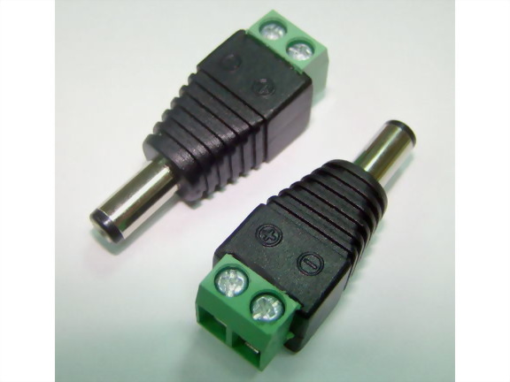 2.1mm DC Plug With Screw Terminals