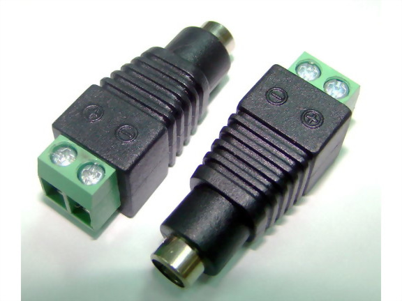 2.1mm DC Jack With Screw Terminals