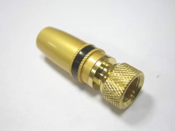 F MALE FOR 7MM CABLE, YELLOW HANDLE