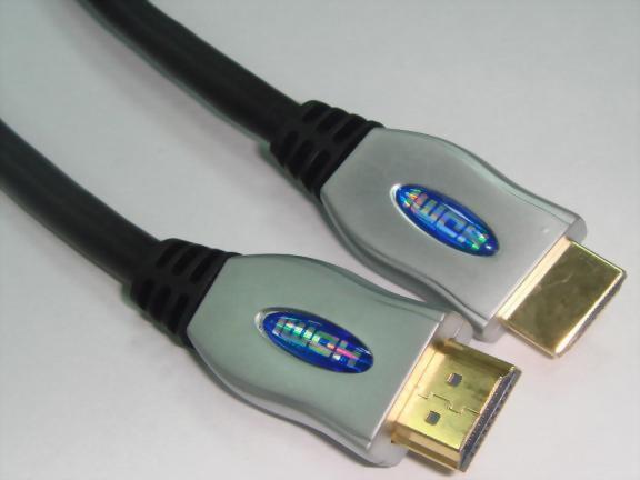HDMI MALE TO HDMI MALE, METAL SHELL. A.Pearl Chrome Plated B.Tin Plated-Nickel C.Pearl Nickel Plated.