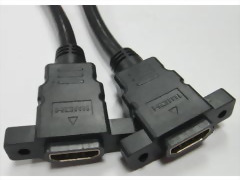 HDMI Female - HDMI Female, With Screw Lock.