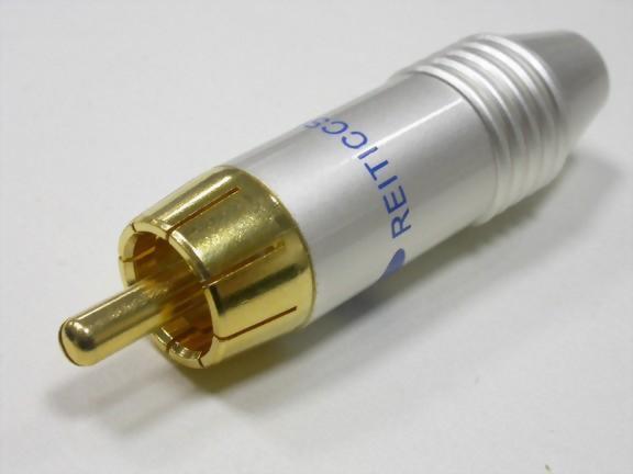 RCA PLUG FOR 6,8MM CABLE (RED/BLUE)