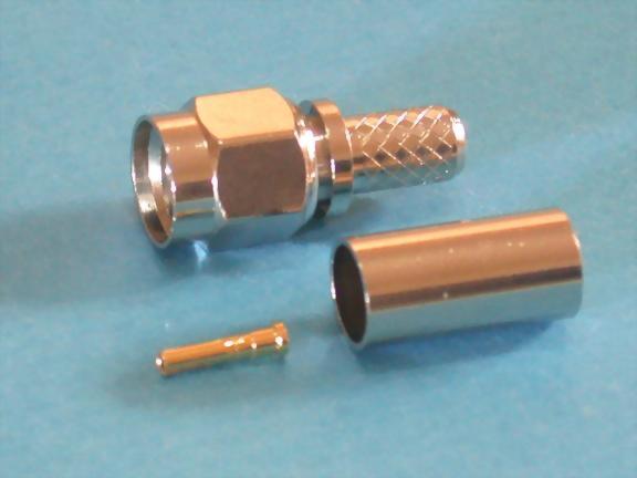 R/P SMA MALE CRIMP TYPE