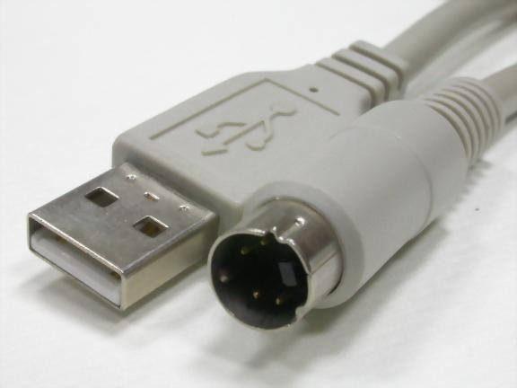 USB A MALE-4P MINI DIN PLUG