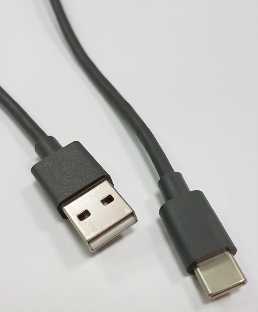 USB C Male to USB2.0 A Male, Grey