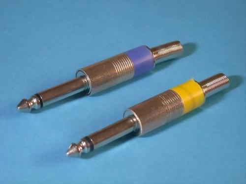 1/4" MONO PLUG, NICKEL