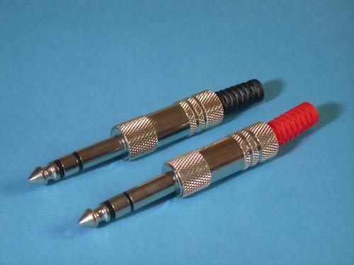 1/4" STEREO PLUG, NICKEL