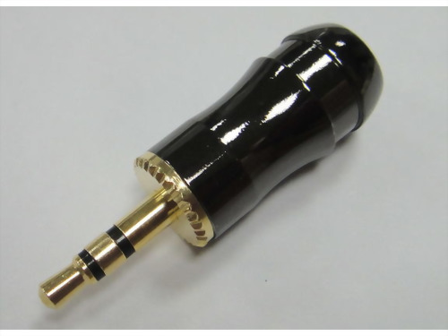 3.5mm Stereo Plug, Tin Plated-Nickel Handle for 7,8mm Cable