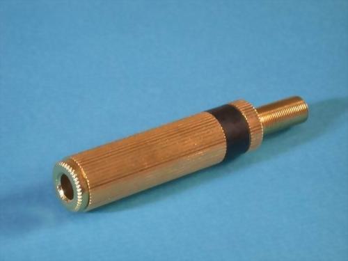 1/4" STEREO JACK, GOLD