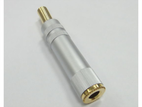 1/4" Stereo Jack, Gold & Pearl Chrome Plated