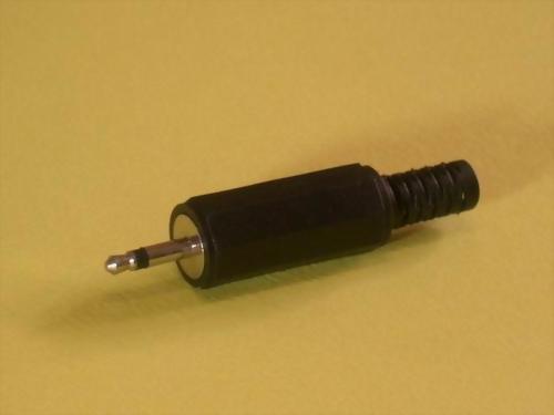 2.5MM MONO PLUG, PLASTIC HANDLE