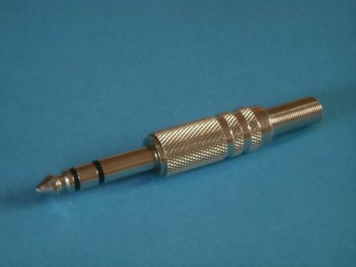 1/4" STEREO PLUG, SHIELDED