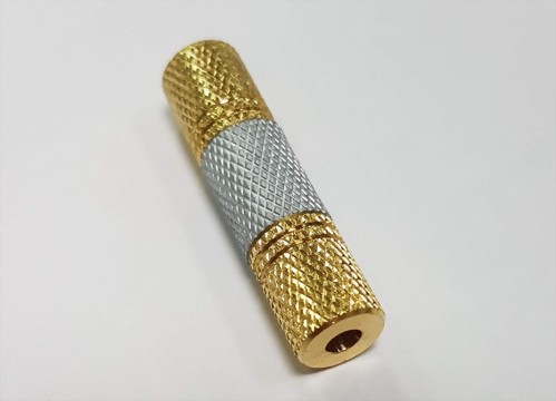 3.5mm Stereo Jack To Jack, Chrome Plated 3.5mm Stereo Jack To Jack, Chrome Plated