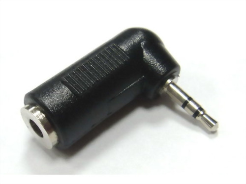 2.5mm Stereo Plug To 3.5mm Stereo Jack, Right Angle. 2.5mm Stereo Plug To 3.5mm Stereo Jack, Right Angle.