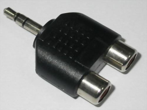 3.5MM STEREO PLUG TO DOUBLE RCA JACK