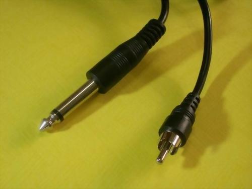 6.3MM MONO PLUG-RCA PLUG