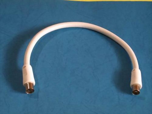 COAXIAL TV PLUG-JACK (WHITE, BLACK)