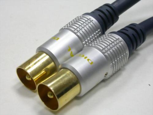 COAXIAL TV PLUG-PLUG