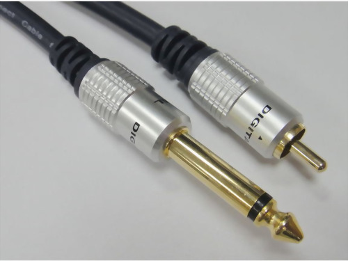 6.3mm Mono Plug - RCA Plug