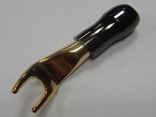 Spade Plug Tin Plated Nickel Handle for 5mm Cable