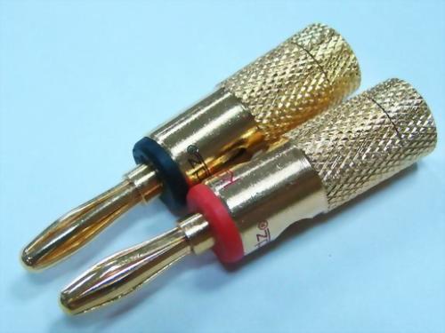 Banana Plug Ring: Red, Black