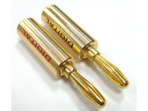 Banana Plug, Screw Type, Aluminum Handle (Red/ Black)