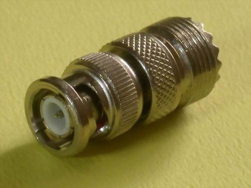 BNC MALE TO UHF FEMALE