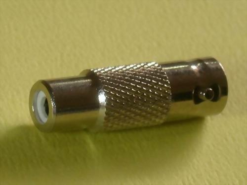 BNC FEMALE TO RCA FEMALE