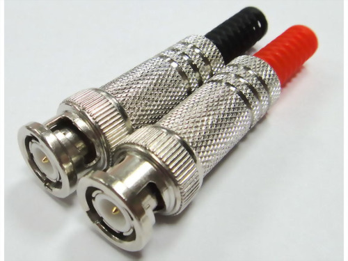 BNC Male with Plastic Spring, Screw Type