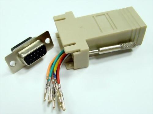 RJ45 Jack to HDDB15P Female