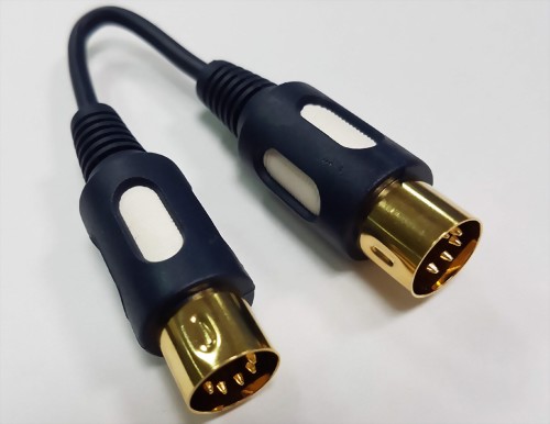 Keyboard Cable Din 5P Male - Male 5C Molded