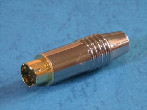 MINI DIN PLUG, SOLDER TYPE (4P,6P,8P)