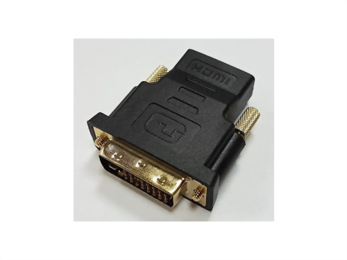 DVI Male To HDMI Female, Gold