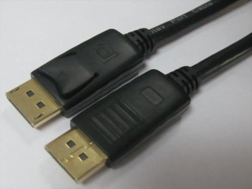 Display port male to male, molded. 30AWG, OD=6.8mm