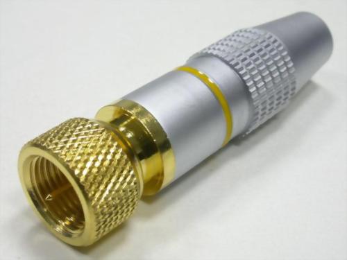 F MALE, CHROME PLATED