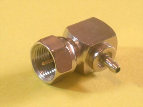 RT. ANGLE F MALE CRIMP TYPE, RG174