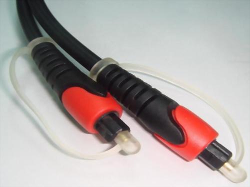 TOSLINK PLUG TO TOSLINK PLUG, "P" TYPE. FOR 6MM CABLE.