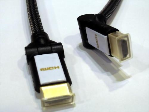 HDMI Male - HDMI Male With Nylon Mesh,180 Degree Rotatable