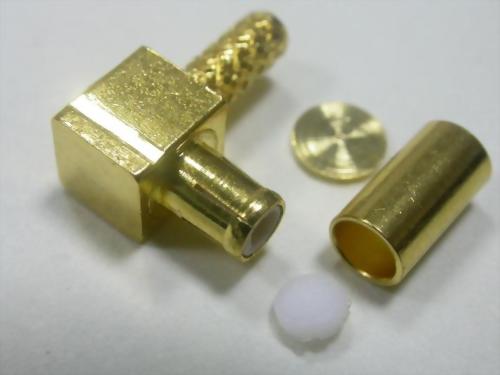 Right Angle MCX Male Crimp Type