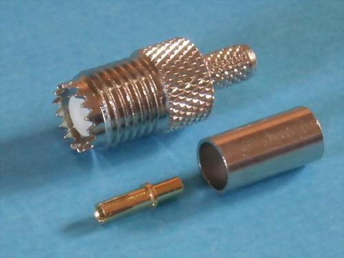 MINI UHF FEMALE CRIMP TYPE