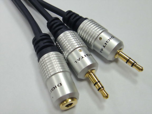 2*3.5MM STEREO PLUG - 3.5MM STEREO JACK