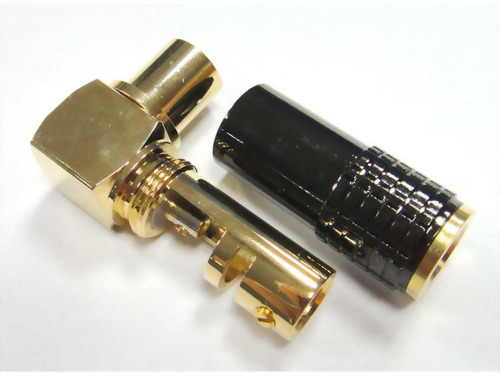 Right Angle PAL Plug, Black Handle For 7, 8mm Cable