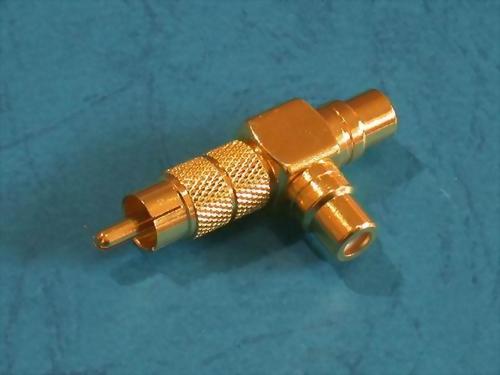 RCA PHONE PLUG TO DOUBLE JACK