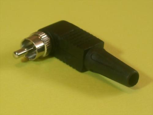 RT. ANGLE RCA PLUG SOLDERLESS