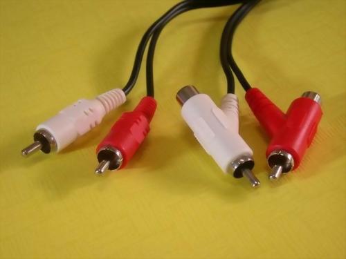 2XRCA PHONO PLUGS-2XRCA PHONO PLUGS+JACKS