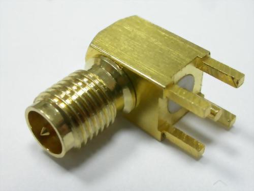 R/P RIGHT ANGLE SMA FEMALE PCB TYPE R/P RIGHT ANGLE SMA FEMALE PCB TYPE